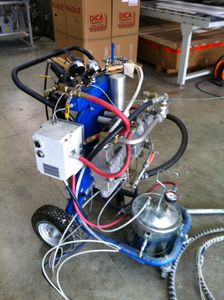 A vendre machine à gel coat !