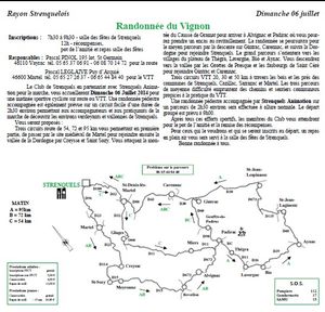 Randonnée du Vignon à STRENQUELS le 06/07/14