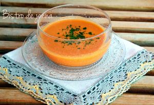 Velouté de tomates de ma Maman-Zupa pomidorowa mojej Mamy