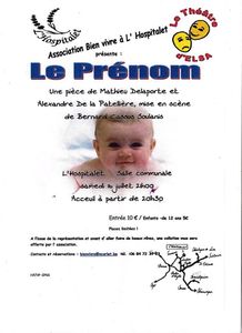 Le Prénom encore à l'Affiche