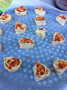 Feuilletés au chorizo