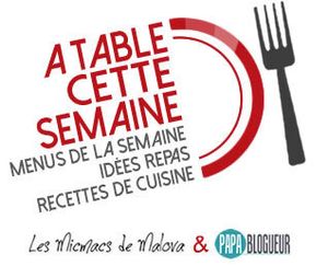 Menu " A Table cette semaine" #57