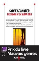 Sylvie Granotier, lauréate du Prix Mauvais genres France Culture