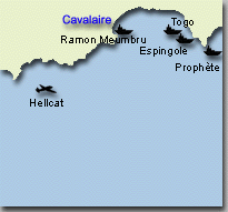 L'épave du TOGO (baie de Cavalaire)