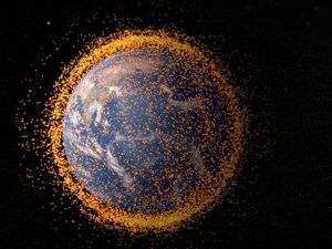 On détruit les débris spatiaux au canon !
