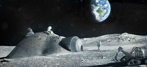 Un village sur la lune