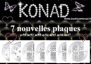 Nouvelles plaques Konad officielles