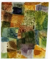 Abstraction-souvenir d'un jardin de Paul Klee