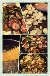 Spaghettis aux courgettes