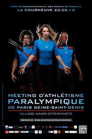 Allocution d'Azzédine TAIBI lors du Meeting International d’athlétisme paralympique de Paris / Seine-Saint-Denis au Parc des Sports de Marville
