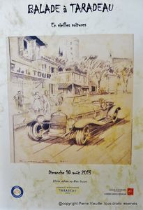 Taradeau fete artisanale vigneron balade voiture ancienne trapadelles moulin regusse photo