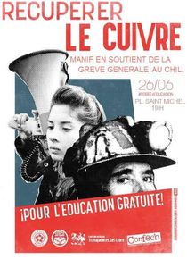 Solidarité avec la grêve générale au Chili-rassemblement le 26 juin à 19h