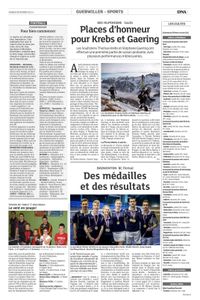 2015: Dernières Nouvelles d'Alsace du 28/02