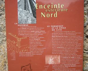 Termes, château et village