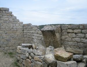Termes, château et village