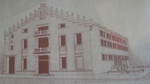 maquette de la salle des fêtes