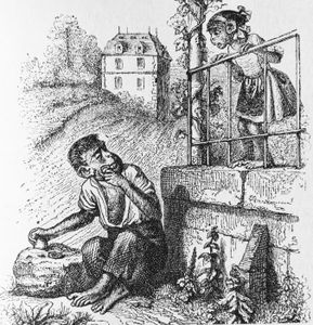 La Guenon , le Singe et la Noix