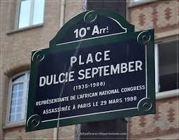 DULCIE SEPTEMBER ASSASSINEE LE 29 MARS 1988