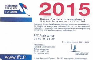 Licences 2015 !