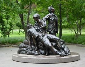 Saluting Marine