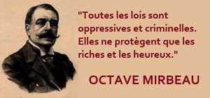 Le 16 février 1848, naissance d'Octave MIRBEAU,