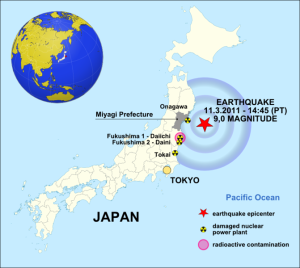 Japanio : Fukuŝimo : la radiadoj agnoskitaj kiel kaŭzo de kancero