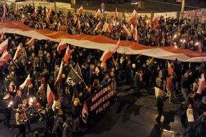 Pollando : ekstremdekstro : kontraŭ-migranta kaj plu kontraŭjuda