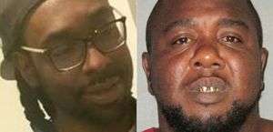 Maldekstre, Philando Castile, pafmortigita de policisto en Minesoto, merkredon 6an de julio 2016 ; dekstre, Alton Sterling, ankaŭ pafmortigita fare de policistoj tagon antaŭe, en Luiziano. (via Facebook / AFP PHOTO / East Baton Rouge Sheriff’s Office)