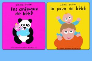 Les animaux de bébé et le papa de bébé