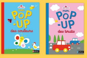 Mon pop-up des couleurs et Mon pop-up des bruits.