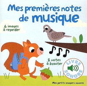 Mes premières notes de musique.