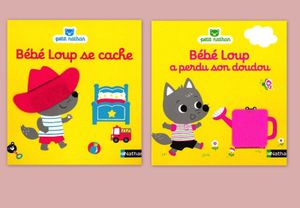 Bébé loup se cache et Bébé loup a perdu son doudou.