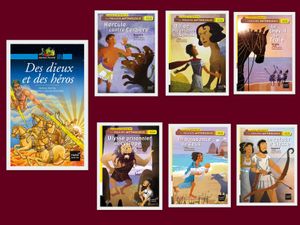 Des dieux et des héros et Ma première mythologie (Hatier).