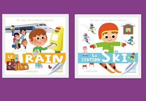 Ma baby encyclopédie : Le train et Le station de ski.