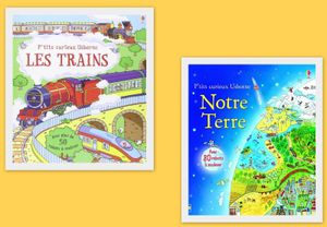 P'tits curieux Usborne : Les trains - Notre Terre