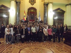 réception à la mairie de La Corogne