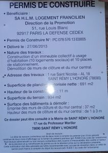 Un permis de construire pour 10 logements sociaux rue St-Nicolas.