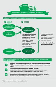 Projet de loi sur la simplification des régimes de l'entreprise individuelle