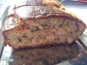 cake au poulet et à l'estragon