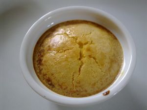 petits flans à l'emmenthal