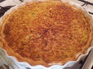 tarte aux courgettes râpées