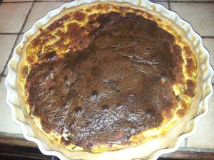 tarte poivrons et fromage