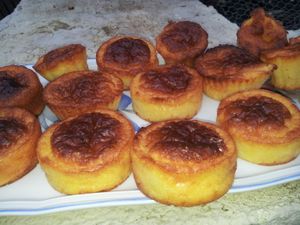 mini cakes à l'orange