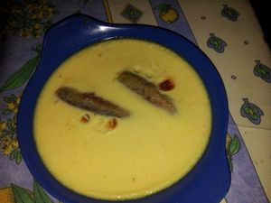 petits flans de banane