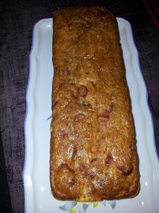 cake au jambon et a la saucisse