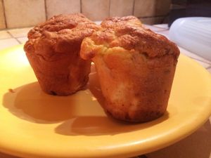 muffins au parmesan et aux courgettes
