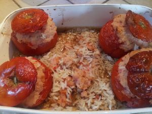 tomates farcies au poisson