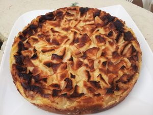 flan aux pommes