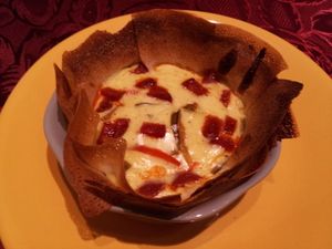 Tartelettes chorizo poivron rouge