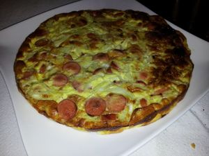 Flan de saucisse au gruyère